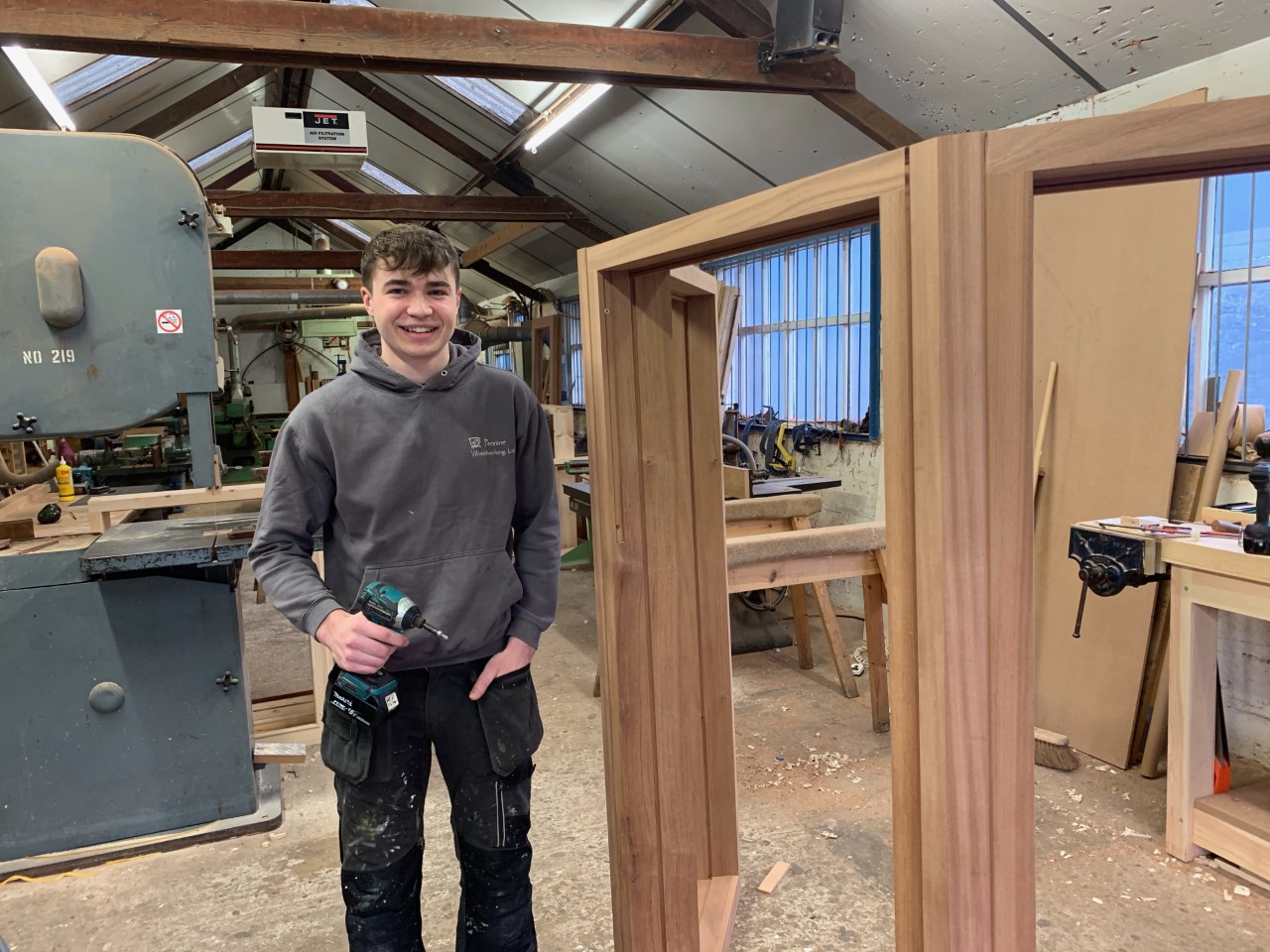 Joinery Apprentice Tim Enjoys Building The Skills For His Future Career image